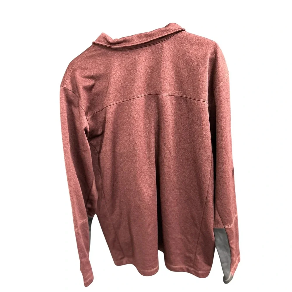 The North Face Mens XXL Pullover 1/4 Zip Long Sleeve Burgundy‎ Active Top